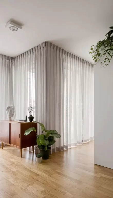 American-style curtains installed by Fatin Home Furniture lately.